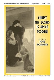 Christ the Lord Is Risen Today Instrumental Parts choral sheet music cover